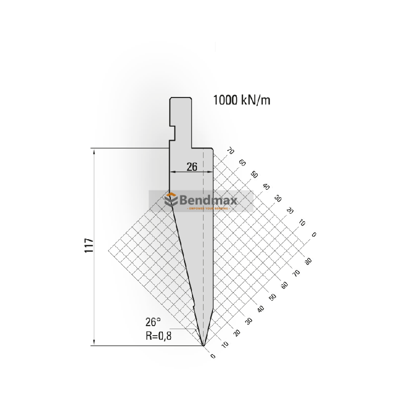 press brake tooling- amada-hemming punch11.540