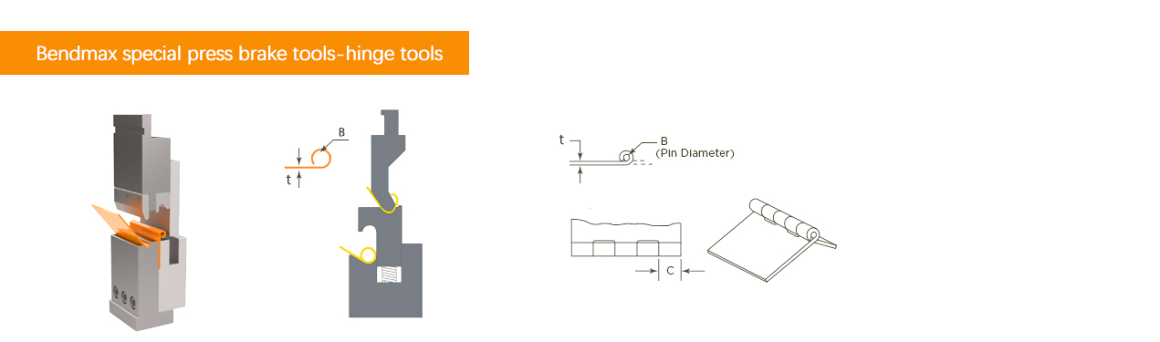 press brake hinge tools