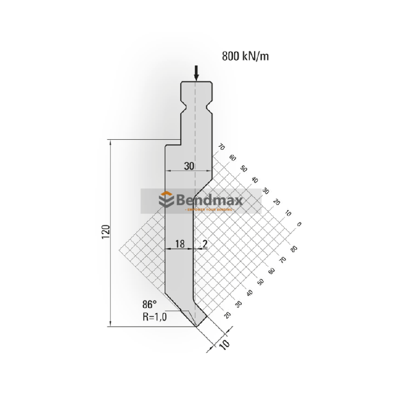 press brake tool- Trumpf stand punch 01