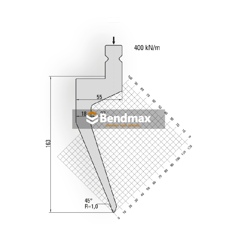 press brake tool- Wila gooseneck punch 19226