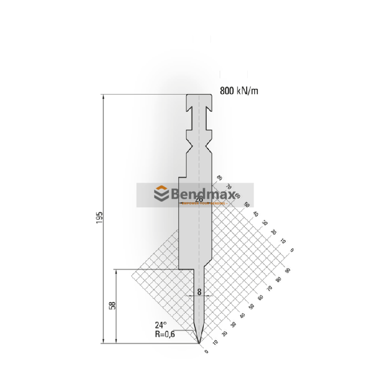 press brake tool-  bystronic American gooseneck bending Punch14908
