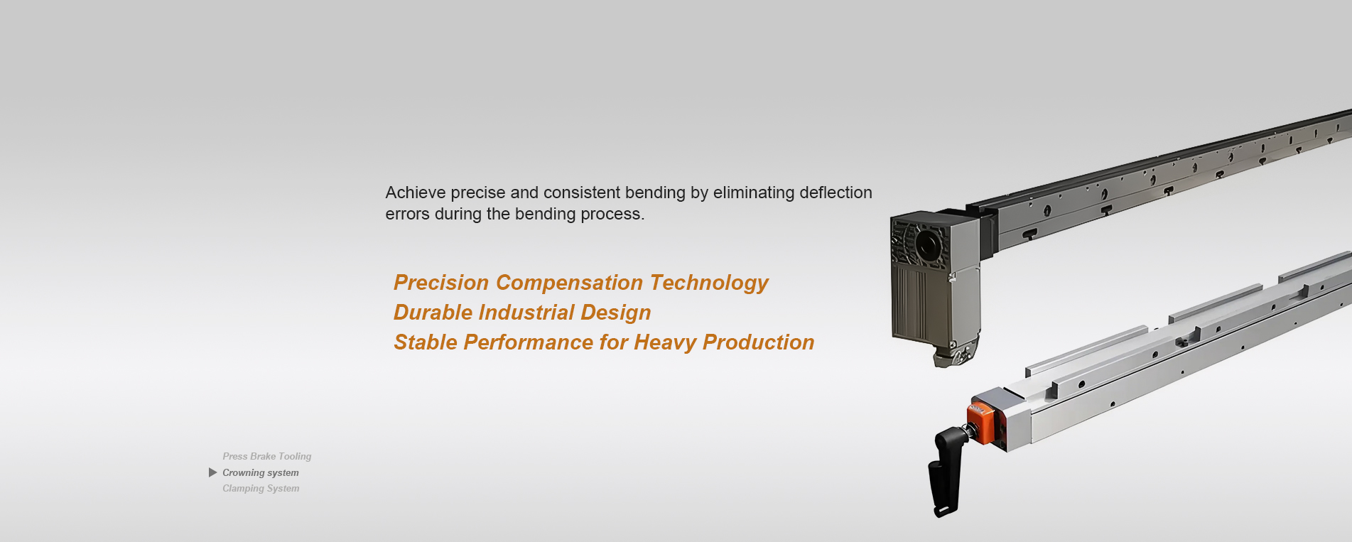 نظام تشكيل التاج CNC متطور لمكابس الثني