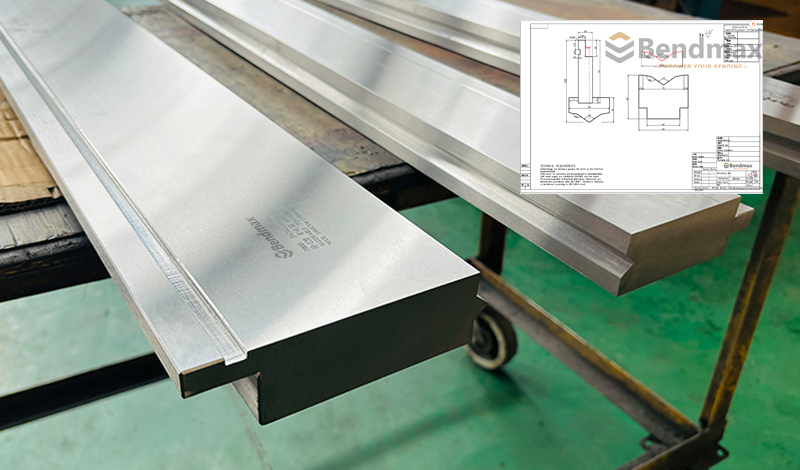 الحل: ثني الأضلاع بضربة واحدة لصفائح فولاذية بسمك 1.2 مم باستخدام مكبس أمادا