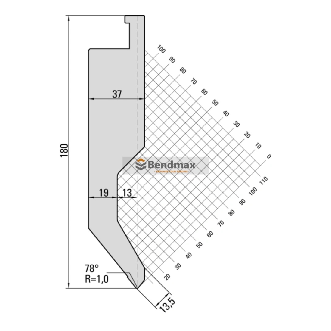 #No.16. 500  Bednmax - Amada system press brake gooseneck/swan punch